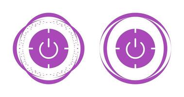 Scheduled power on and off Vector Icon
