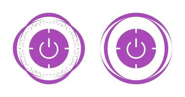 Scheduled power on and off Vector Icon