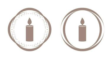 Lit Candle Vector Icon