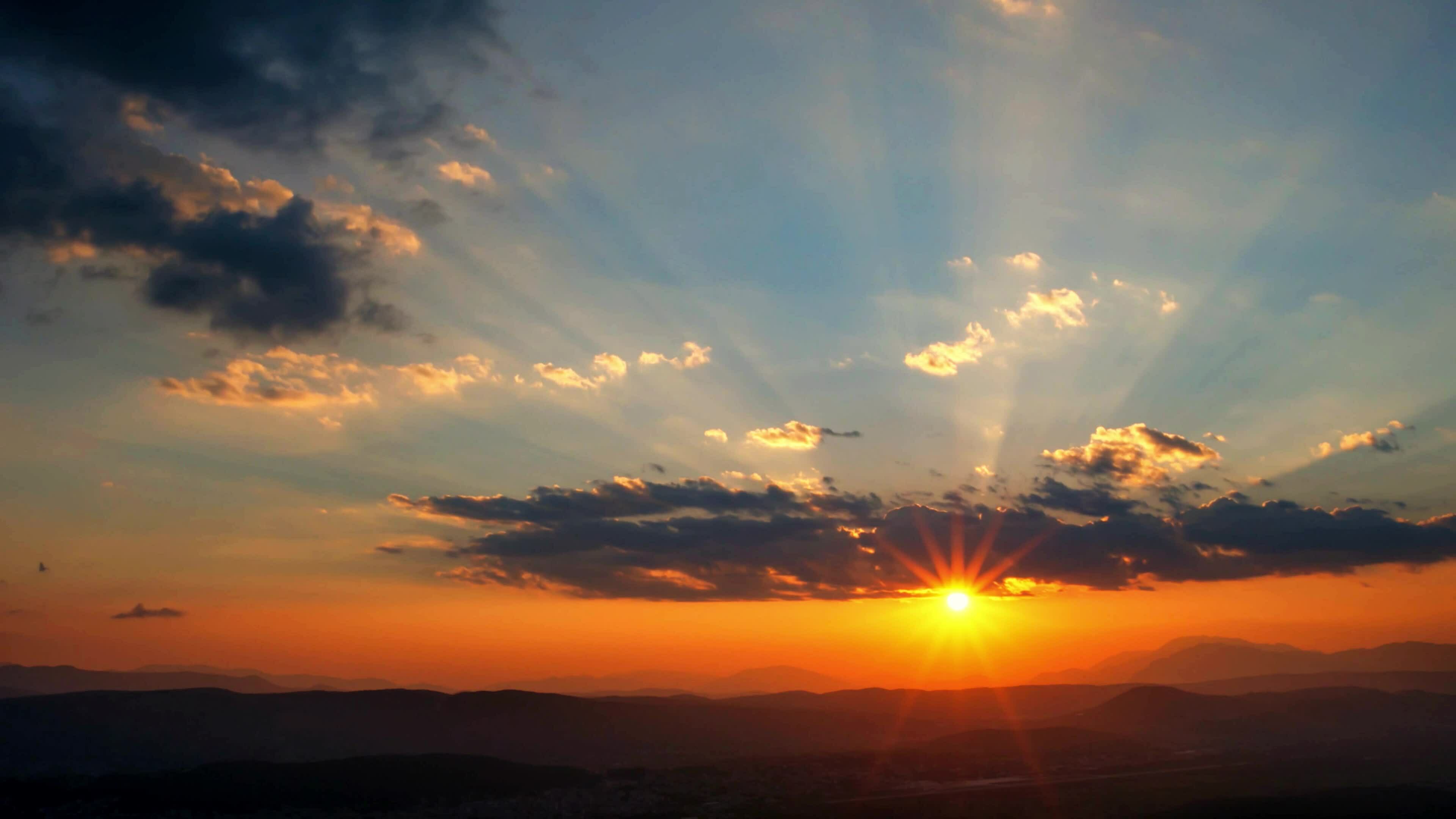 Spectacular sunrise shines orange glow over Britain in these breathtaking  snaps