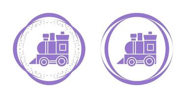 icono de vector de tren de juguete