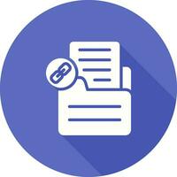 Document Link Vector Icon