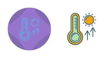 High Temperatures Vector Icon