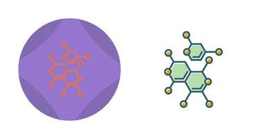 icono de vector de moléculas