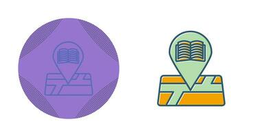 Library Location Vector Icon