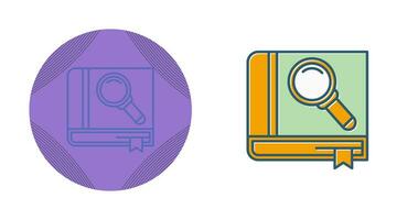 Search Book Vector Icon