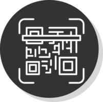 Qr code scan Vector Icon Design