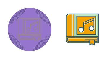 Music Book Vector Icon