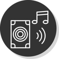 música sistema vector icono diseño