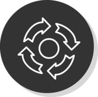 Recycling Vector Icon Design