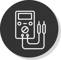 Voltmeter Vector Icon Design