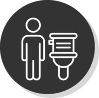 diseño de icono de vector de baño