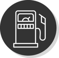 Gas Station Vector Icon Design