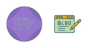 Blog Vector Icon