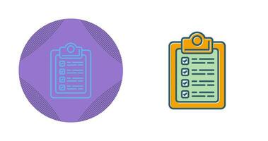 Checklist Vector Icon