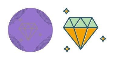 icono de vector de diamante