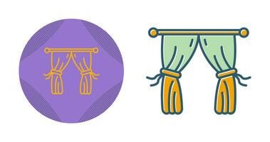 Curtains Vector Icon