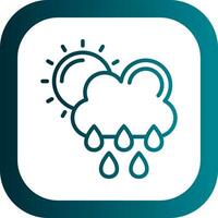 Rainy Day Vector Icon Design