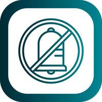 No Alarm Vector Icon Design