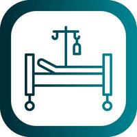 Bed Vector Icon Design