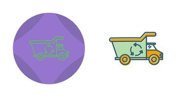 Recycling Truck Vector Icon