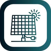 Solar panel Vector Icon Design