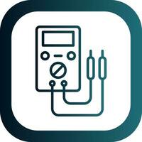 Voltmeter Vector Icon Design