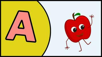 learn abc alphabet best Learning animate Kids education video. video