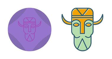 African Mask Vector Icon