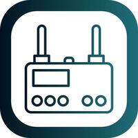 Wireless router Vector Icon Design