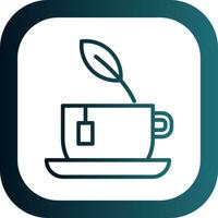 Green tea Vector Icon Design