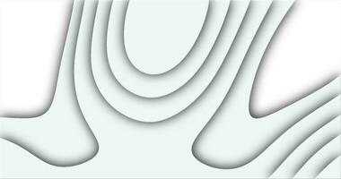 White cut curve abstract background pattern of lines and waves photo