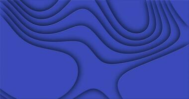 Blue cutted abstract background pattern of lines and waves photo
