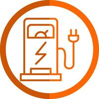 Charging Station Vector Icon Design