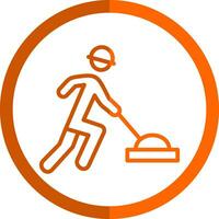 Road Work Vector Icon Design