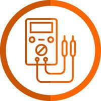 Voltmeter Vector Icon Design