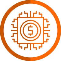 Digital currency Vector Icon Design
