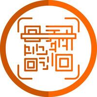 Qr code scan Vector Icon Design