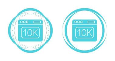 10k Vector Icon