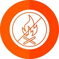 No Fire Allowed Vector Icon Design