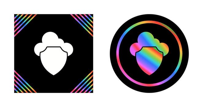 icono de vector de nube