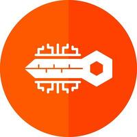 Digital key Vector Icon Design
