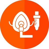 Oxygen Mask Vector Icon Design