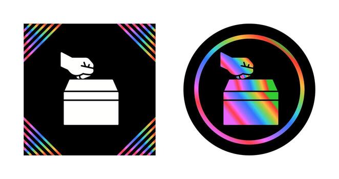 icono de vector de donación