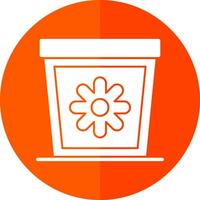 Plant Pot Vector Icon Design