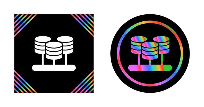 icono de vector de datos