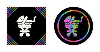 Baby Carriage Vector Icon