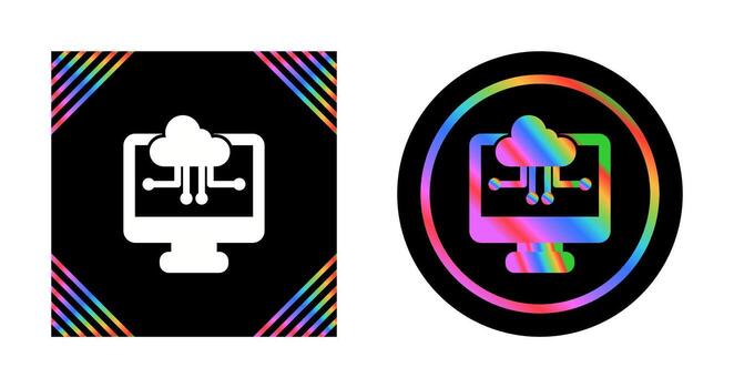 Cloud Computing Vector Icon