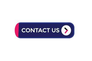 new contact us modern, website, click button, level, sign, speech, bubble  banner, vector