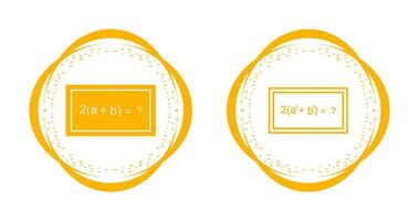 Solving Formula Vector Icon